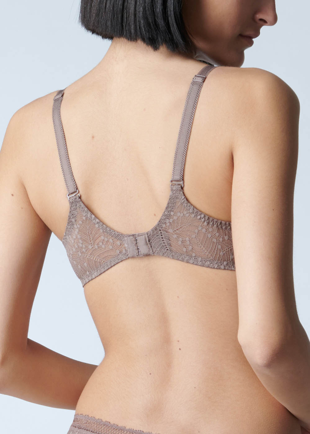 Soutien-gorge avec Armatures  Simone Prle Marron Glac