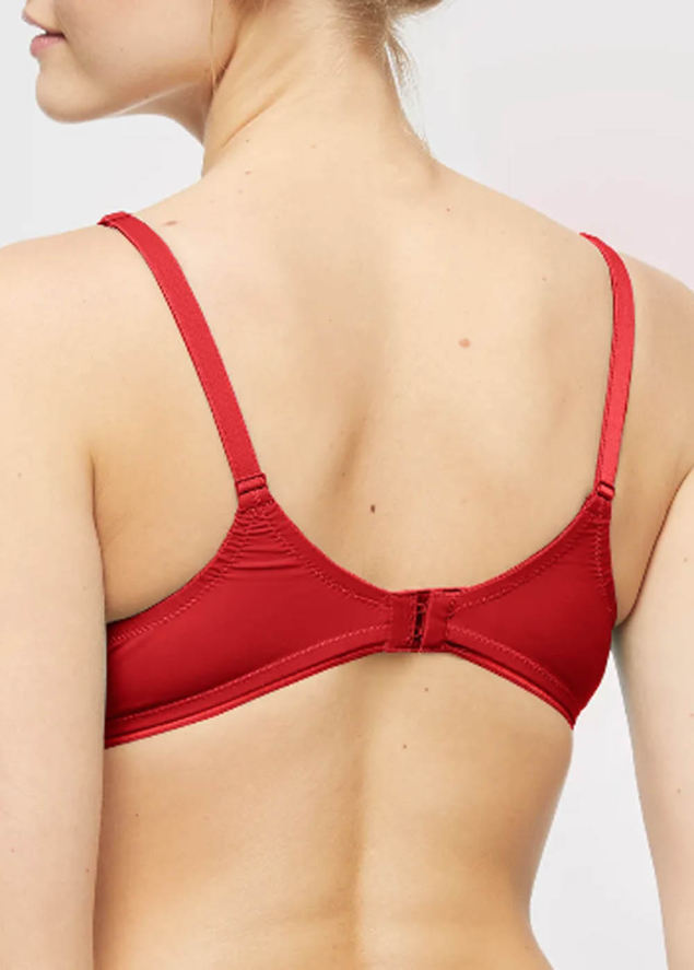 Soutien-gorge avec Armatures Dcollet Plongeant Simone Prle Rouge Opra