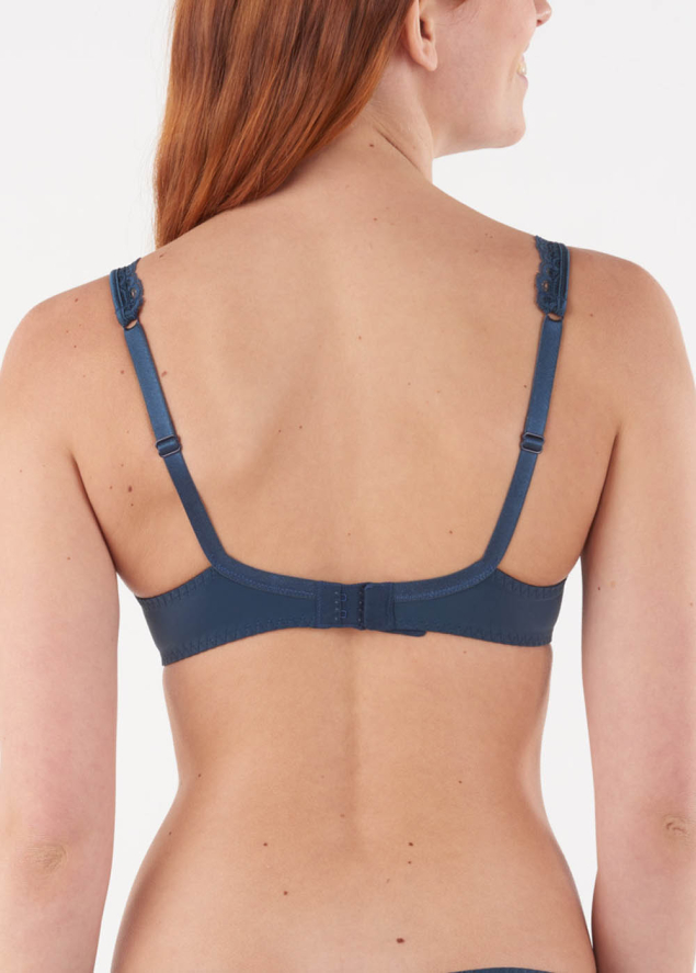 Soutien-gorge Emboitant avec Armatures Maison Lejaby Nuit Bleue