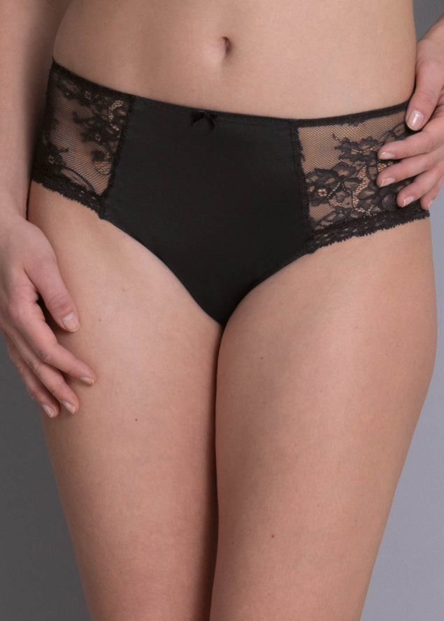 Culotte Haute Rosa Faia d'Anita Noir