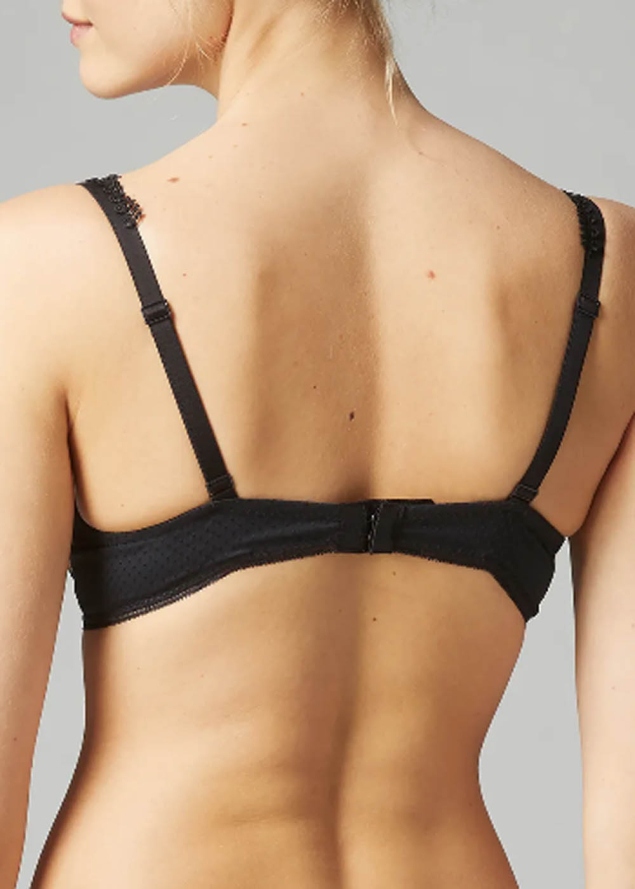 Soutien-gorge Triangle avec Armatures Simone Prle Noir