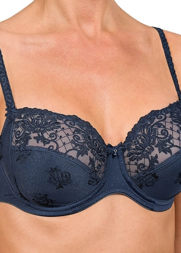 Soutien-gorge Emboitant avec Armatures Conturelle Bleu Nuit