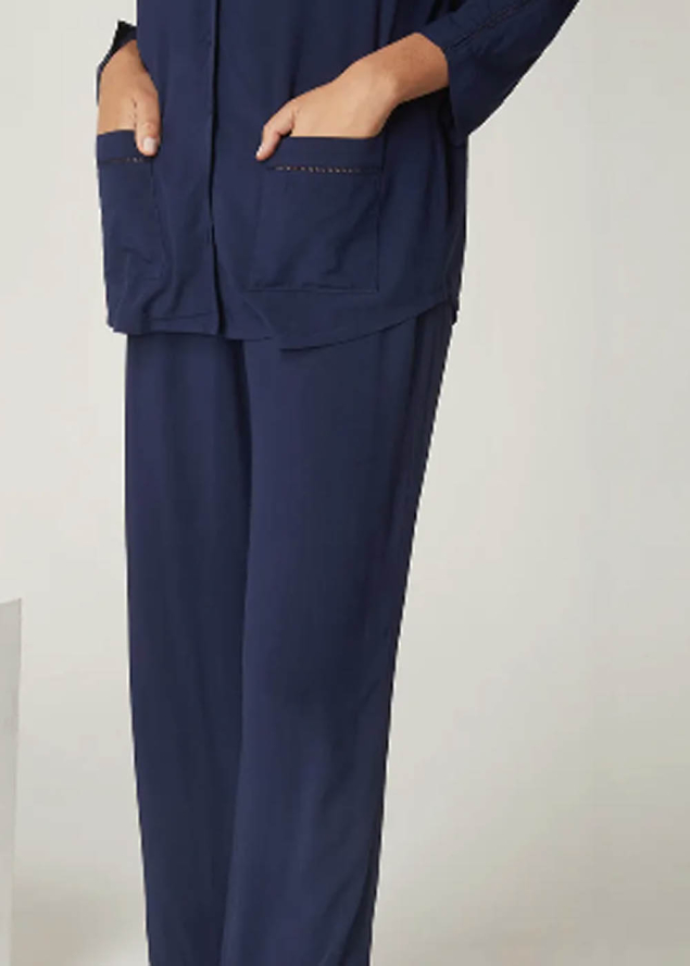 Pantalon Simone Prle Bleu Nuit