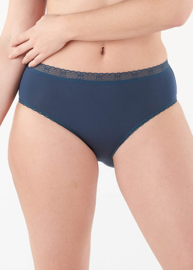 Culotte Taille Haute Maison Lejaby Nuit Bleue