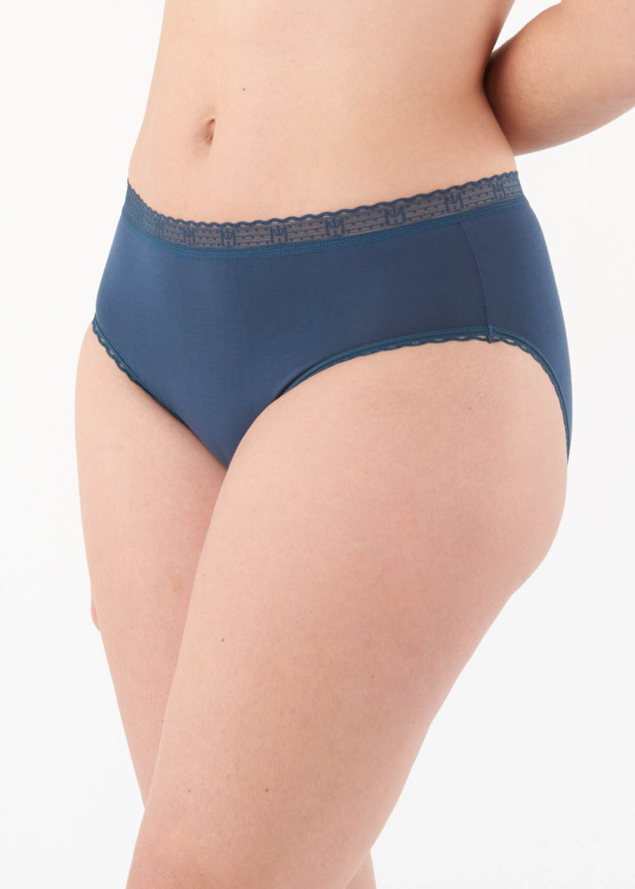 Culotte Taille Haute Maison Lejaby Nuit Bleue