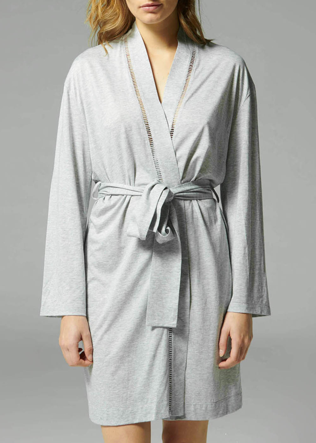 Kimono Simone Prle Gris Mineral