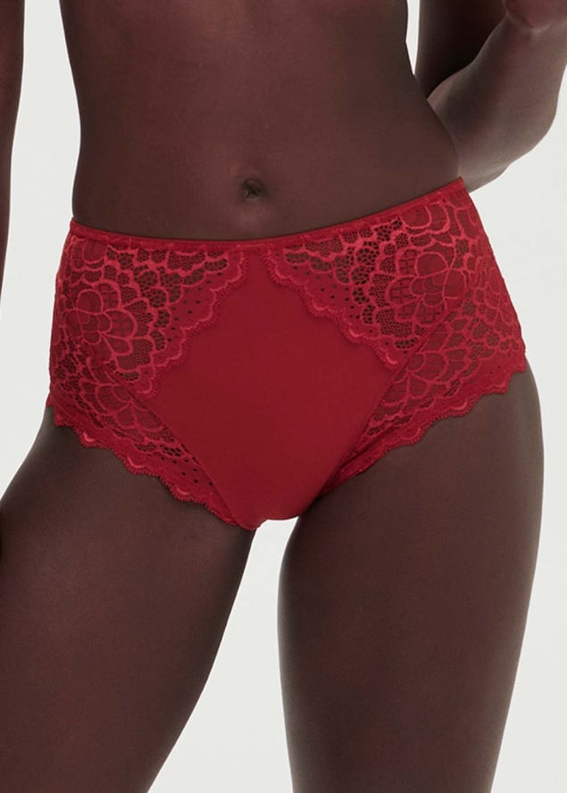 Culotte Taille Haute Simone Prle Rouge Tango