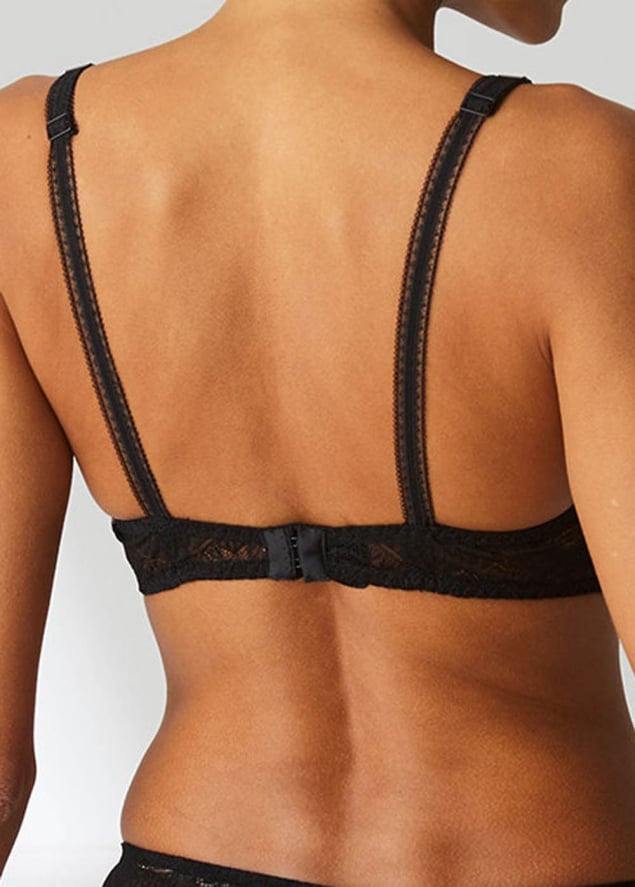 Soutien-gorge Triangle sans Armatures Simone Prle Noir