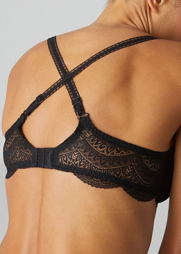 Soutien-gorge Emboitant avec Armatures Simone Prle Noir