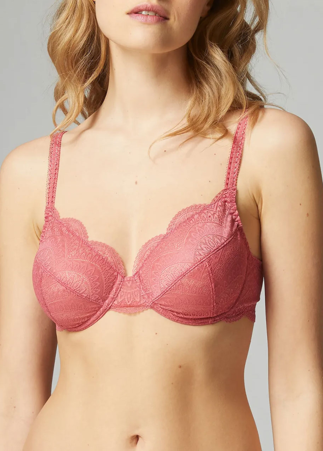 Soutien-gorge Emboitant avec Armatures Simone Prle Rose Blush