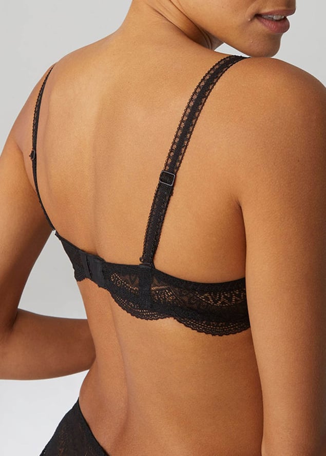 Soutien-gorge Corbeille avec Armatures Simone Prle Noir