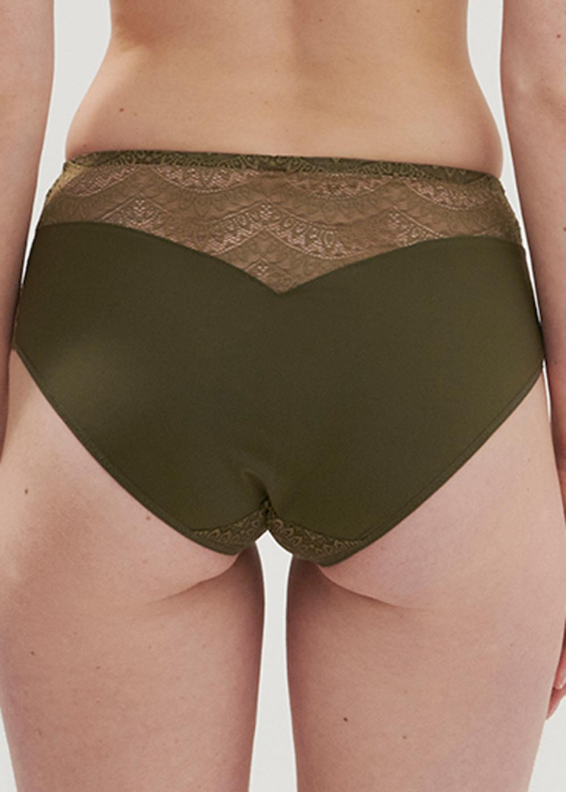 Culotte Taille Haute Simone Prle Vert Aventure