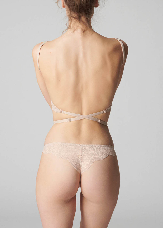 Soutien-gorge  Armatures Multiposition Simone Prle Peau Rose