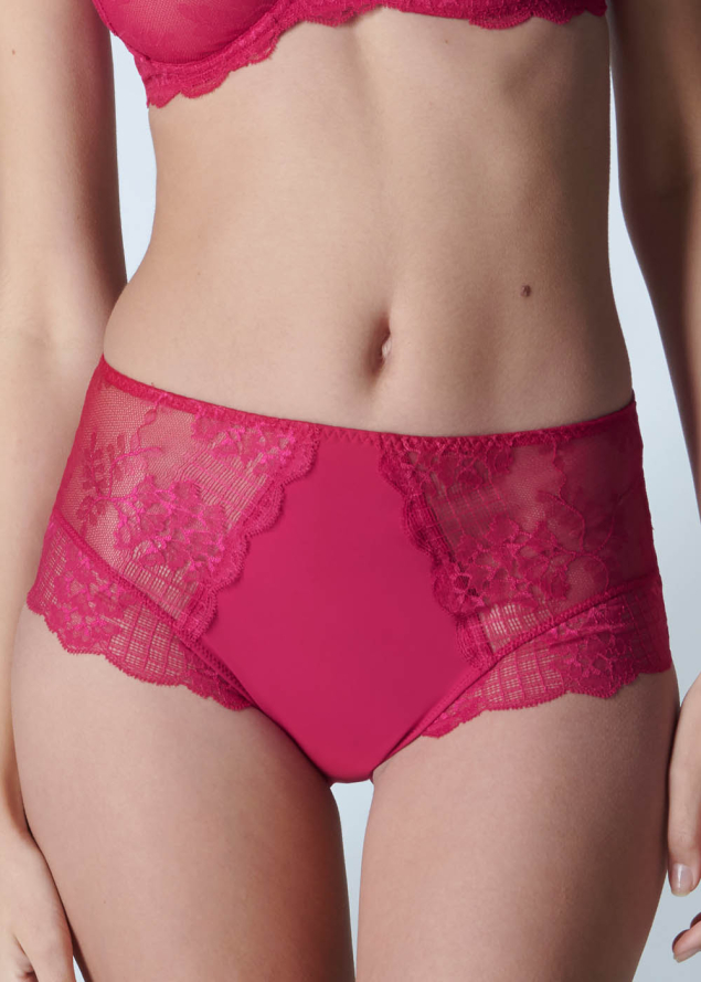 Culotte Taille Haute Simone Prle Cranberry