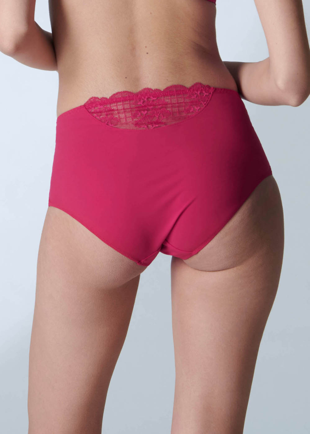 Culotte Taille Haute Simone Prle Cranberry