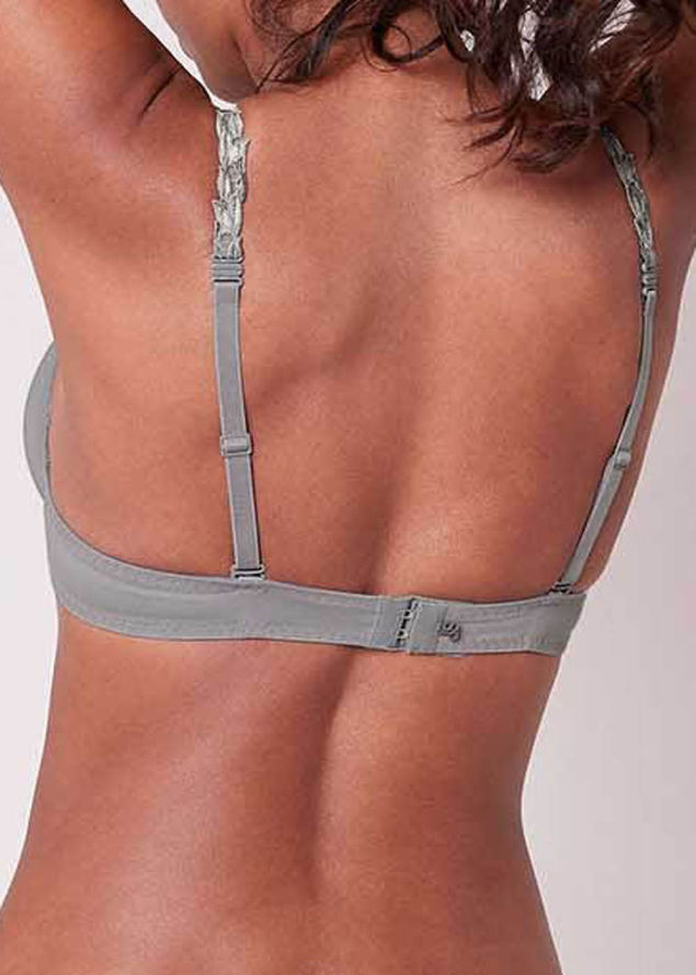 Soutien-gorge Galb Spacer Simone Prle Gris Metallique