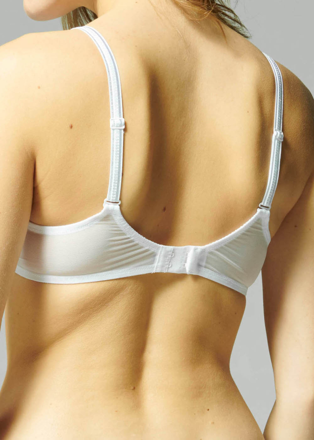 Soutien-gorge Dcollet Plongeant avec Armatures Simone Prle Blanc