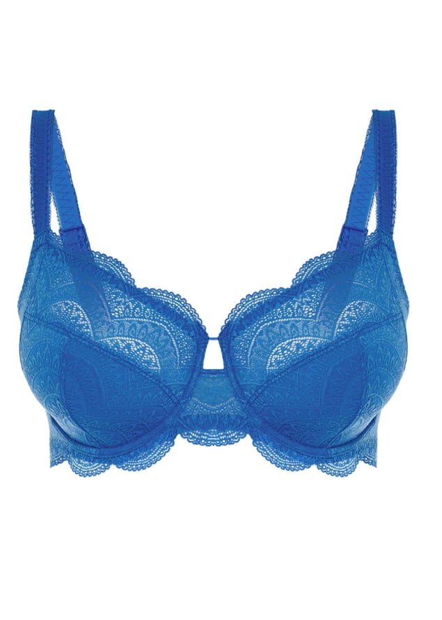 Soutien-gorge Bonnets Profonds avec Armatures Simone Prle Bleu Myosotis