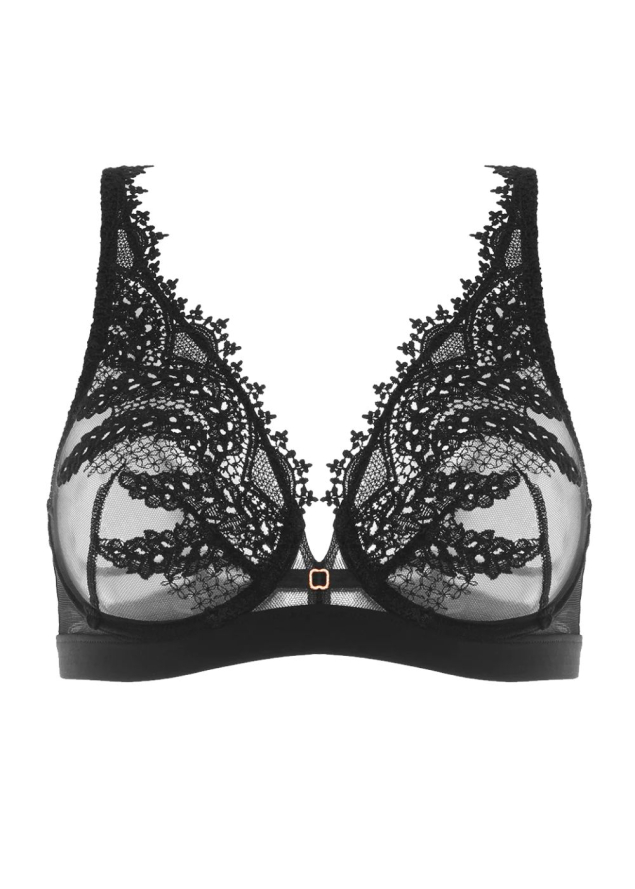 Soutien-gorge Triangle  Armatures Simone Prle Noir