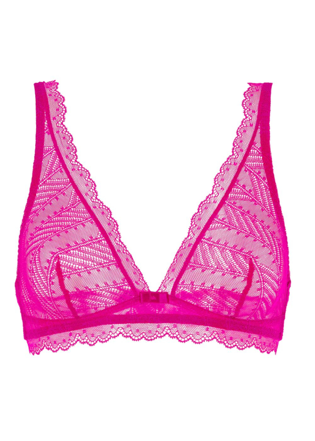 Soutien-gorge Triangle Sans Armatures Simone Prle Rose Hibiscus