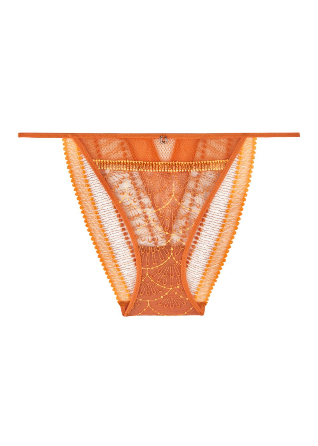 Culotte chancre Mini-coeur Aubade Orange Pulp