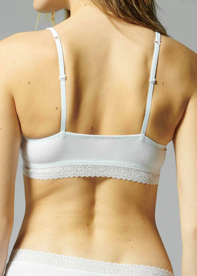 Soutien-gorge Triangle sans Armatures Simone Prle Blanc