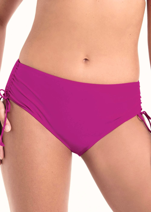 Slip de Bikini Ajustable Maillots de Bain Rosa Faia Anita