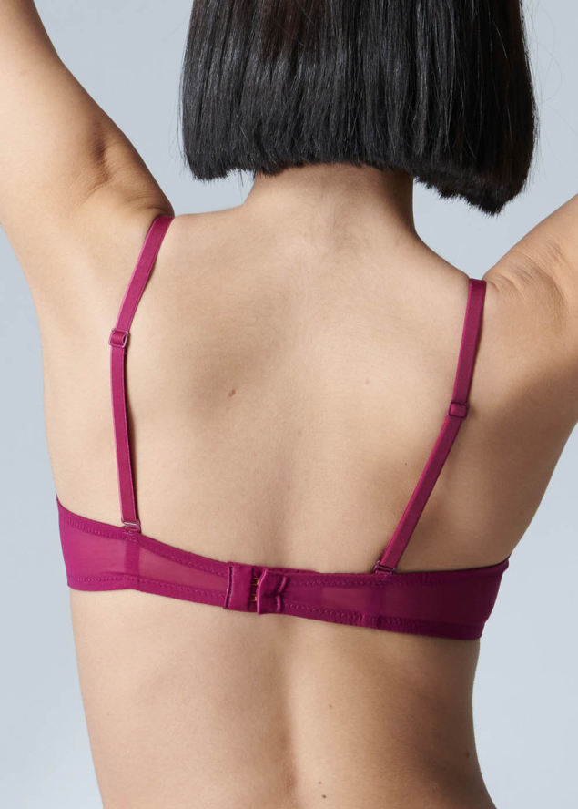 Soutien-gorge Dcollet Plongeant avec Armatures Simone Prle Syrah