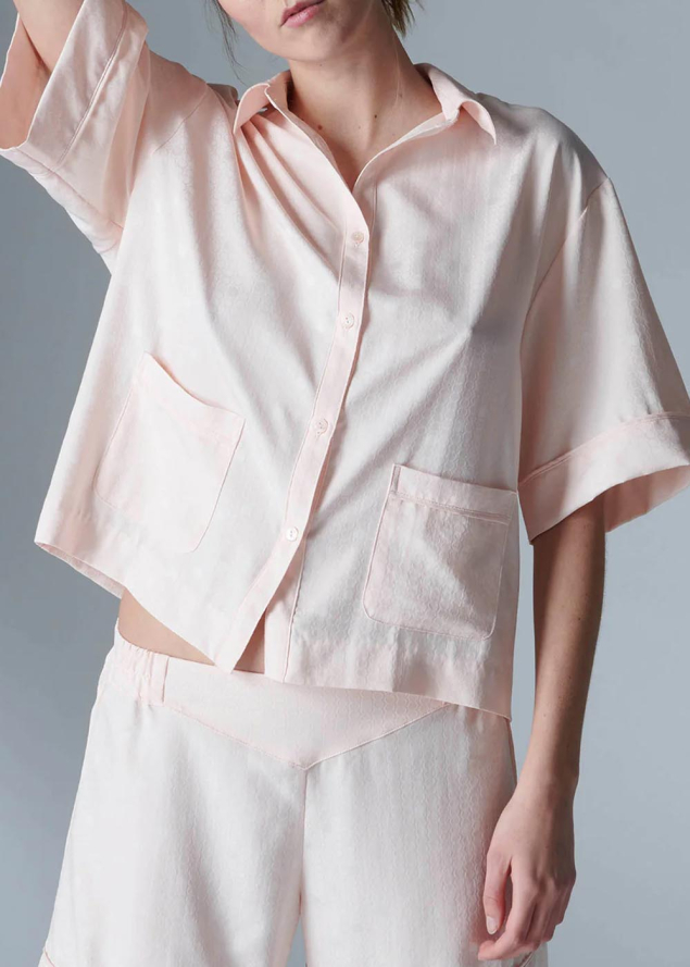 Chemise  manches courtes Simone Prle Rose Pop