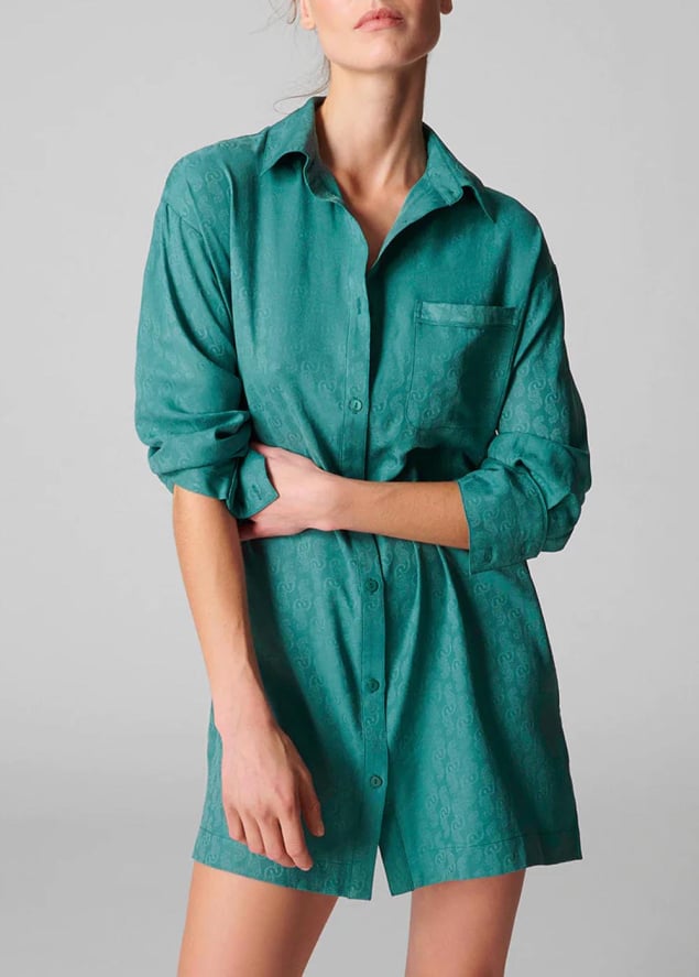 Chemise de nuit Simone Prle Vert Boral