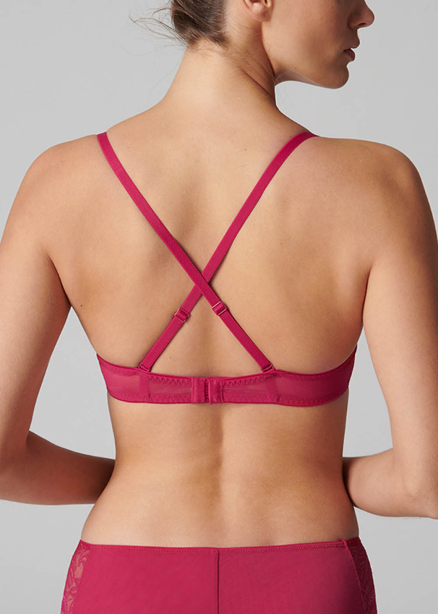 Soutien-gorge  Armatures Dcollet Plongeant Simone Prle Framboise