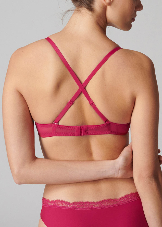 Soutien-gorge Triangle  Armatures Simone Prle Framboise