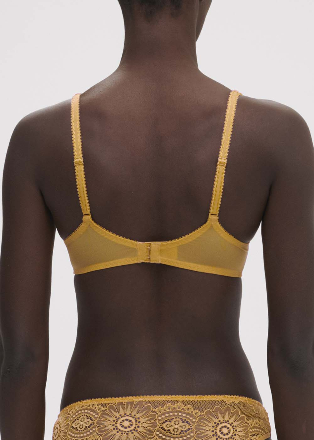 Soutien-gorge Armatures Dcollet Simone Prle Golden Yellow