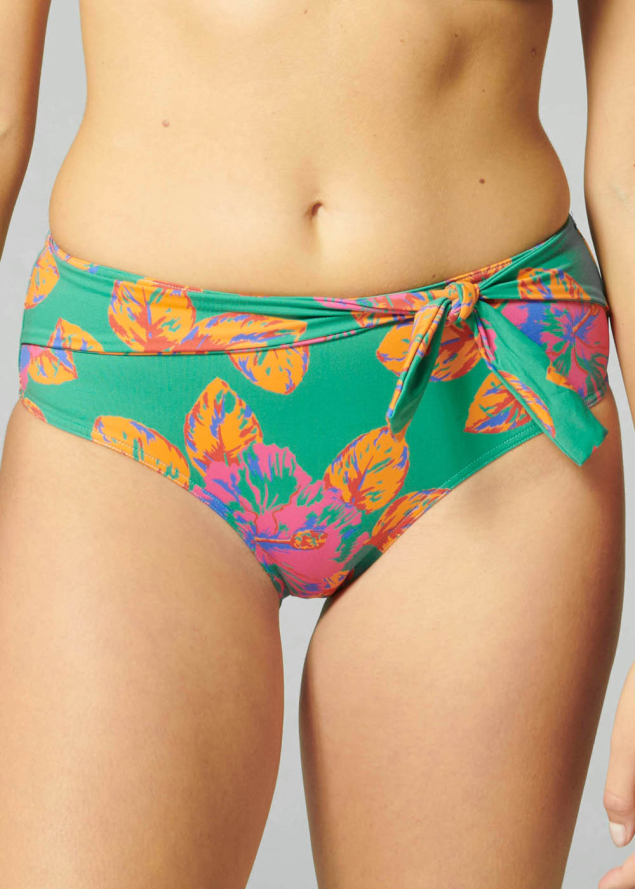 Culotte Taille Haute Maillots de Bain Simone Prle Vert Cactus