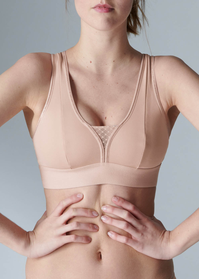 Brassire de Sport sans Armatures Simone Prle Rose Yogi