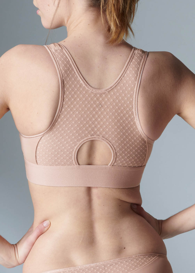 Brassire de Sport sans Armatures Simone Prle Rose Yogi