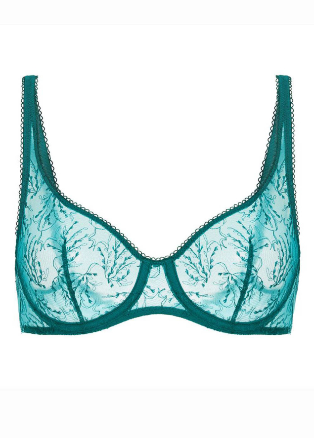 Soutien-gorge Classique  Armatures Simone Prle Vert Emeraude