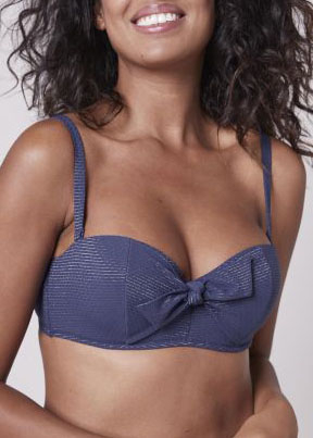 Soutien-gorge Bandeau Maillots de Bain Simone Prle Midnight