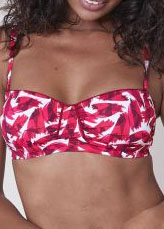 Soutien-gorge Bandeau Maillots de Bain Simone Prle Fuschia Tiar