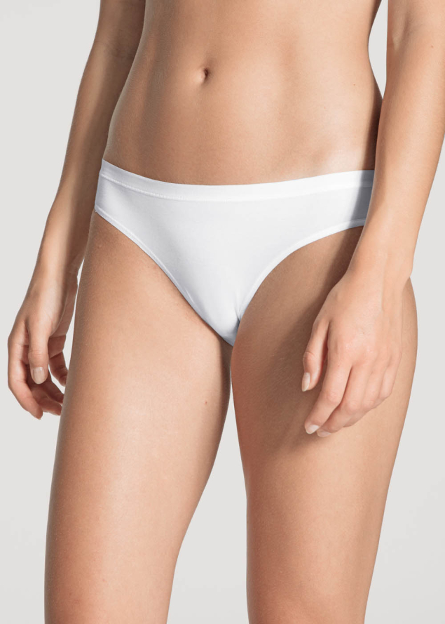 Slip Taille Basse Calida White