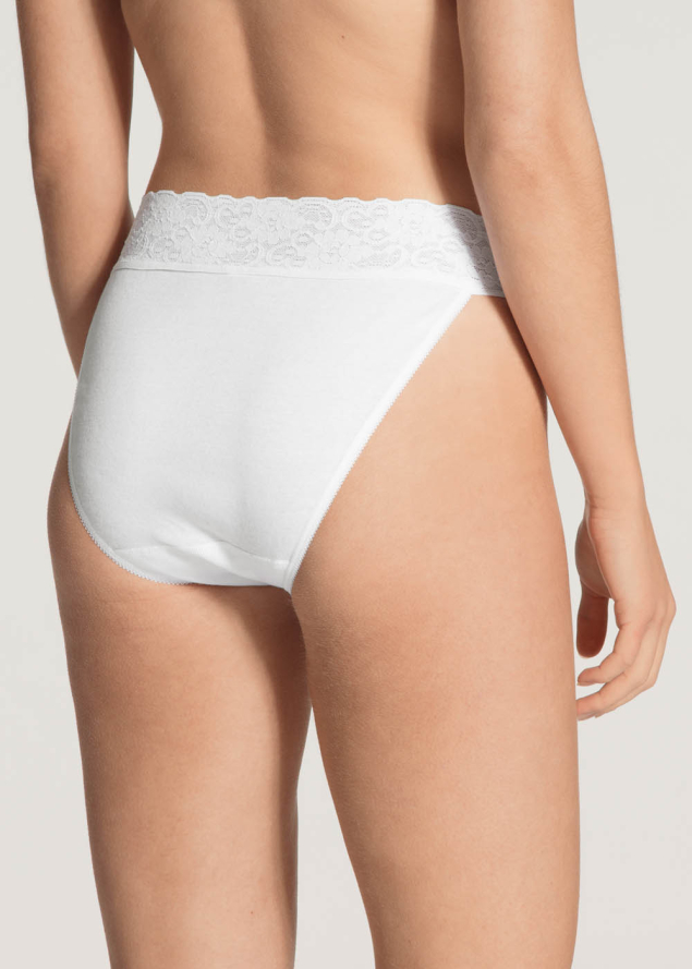 Slip chancr Taille Haute Calida White