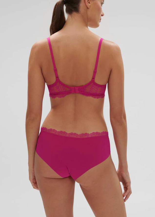 Soutien-gorge  Armatures Dcollet Plongeant Simone Prle Rose Hibiscus