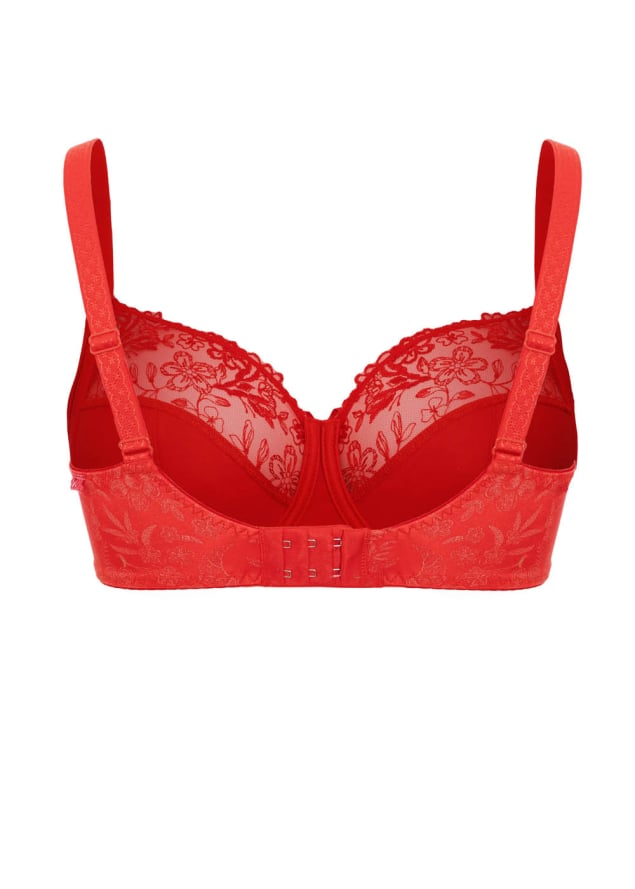 Soutien-gorge Emboitant Ulla Dessous Rouge Coquelicot