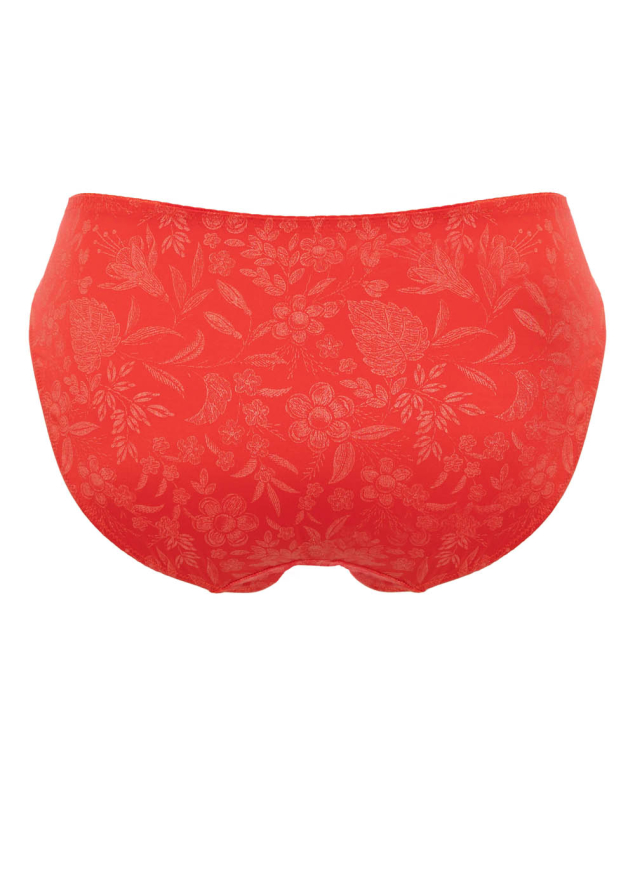 Slip Ulla Dessous Rouge Coquelicot