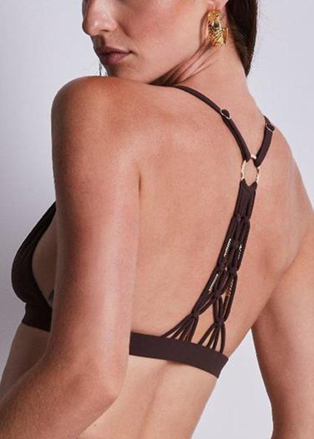 Haut de bikini triangle ouverture frontale Maillots de Bain Aubade 