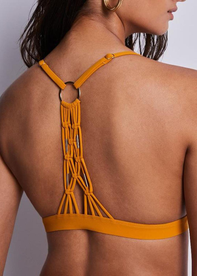 Haut de bikini triangle ouverture frontale Maillots de Bain Aubade 