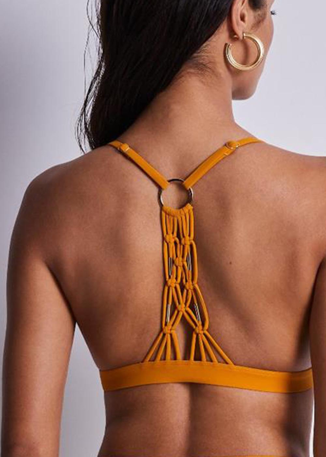 Haut de bikini triangle ouverture frontale Maillots de Bain Aubade 
