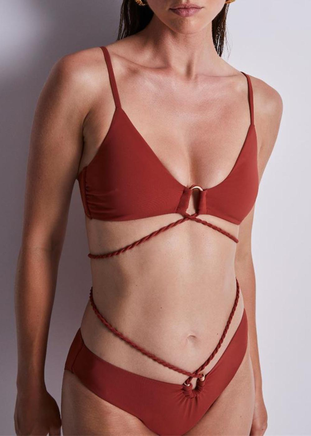 Bas de bikini culotte haute Maillots de Bain Aubade 