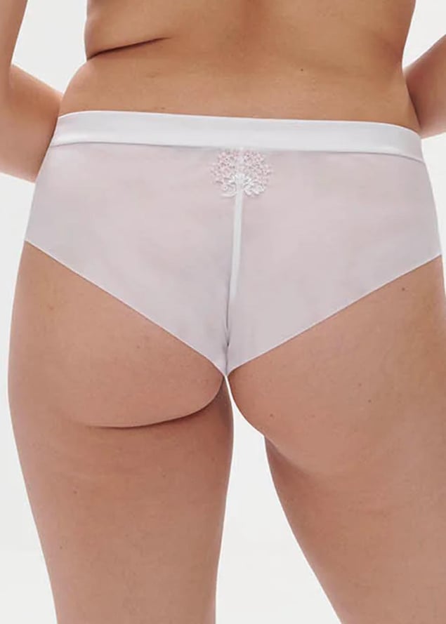 Shorty Simone Prle Blanc Cristal