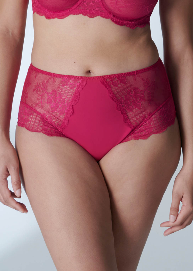 Culotte Taille Haute Simone Prle Cranberry